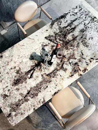 Τραπεζαρία από λευκό γρανίτη