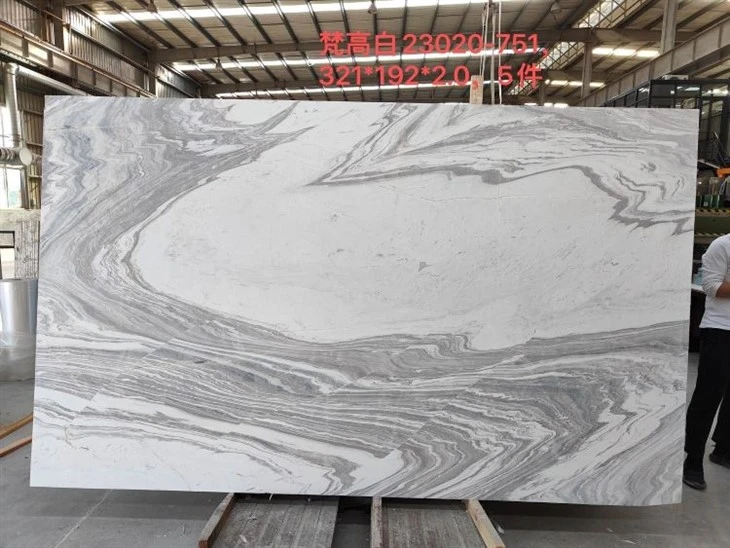 Van Gogh White Lais Marble Tiles