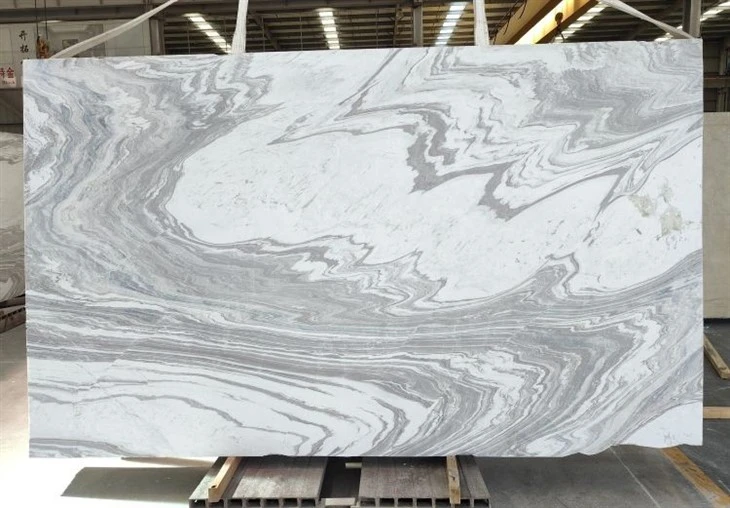 Van Gogh White Lais Marble Flooring